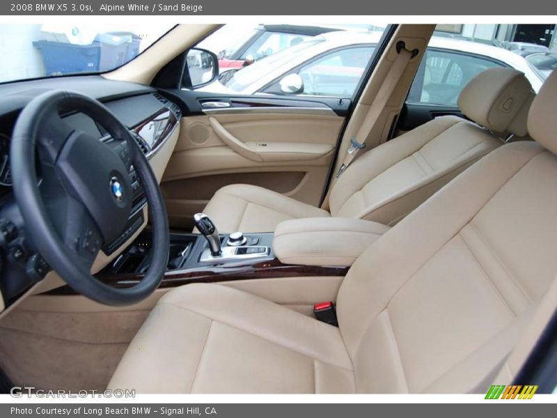 Alpine White / Sand Beige 2008 BMW X5 3.0si