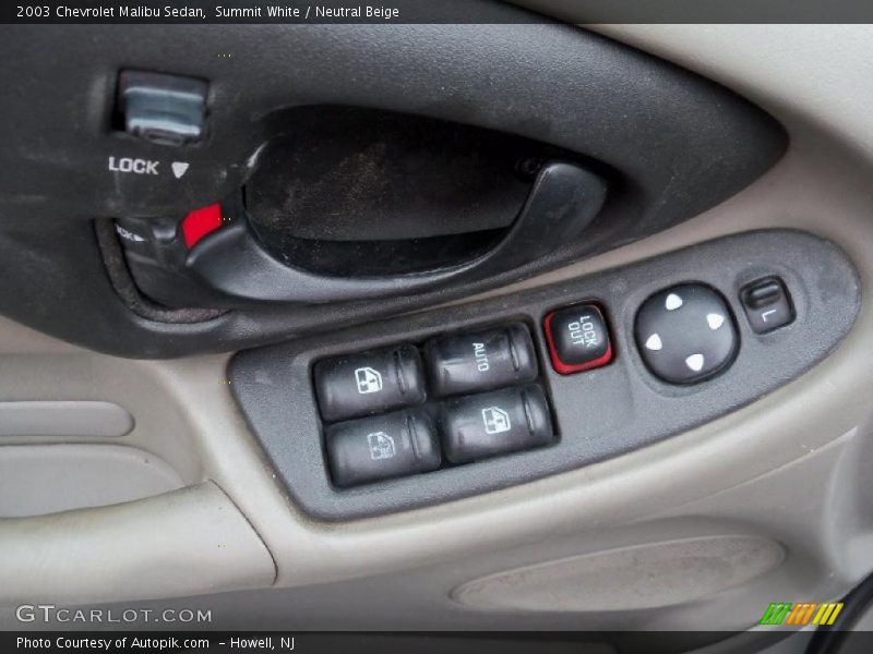 Summit White / Neutral Beige 2003 Chevrolet Malibu Sedan