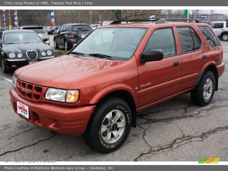 Palazzo Red Mica / Gray 2001 Isuzu Rodeo LS 4WD