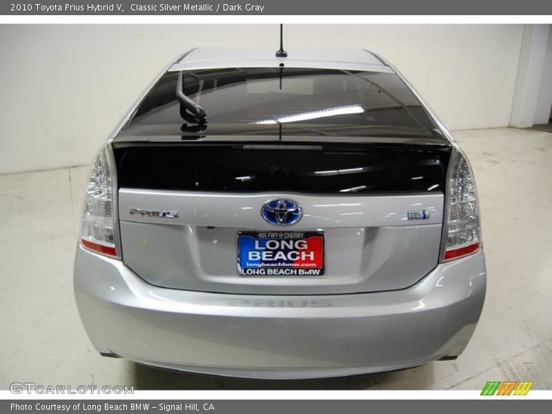 Classic Silver Metallic / Dark Gray 2010 Toyota Prius Hybrid V