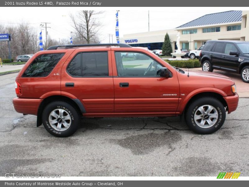 Palazzo Red Mica / Gray 2001 Isuzu Rodeo LS 4WD