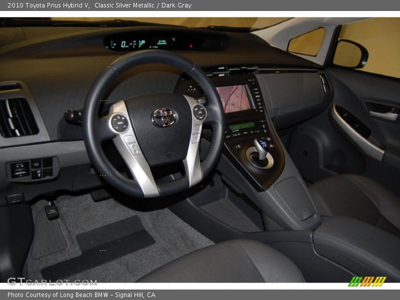 Classic Silver Metallic / Dark Gray 2010 Toyota Prius Hybrid V