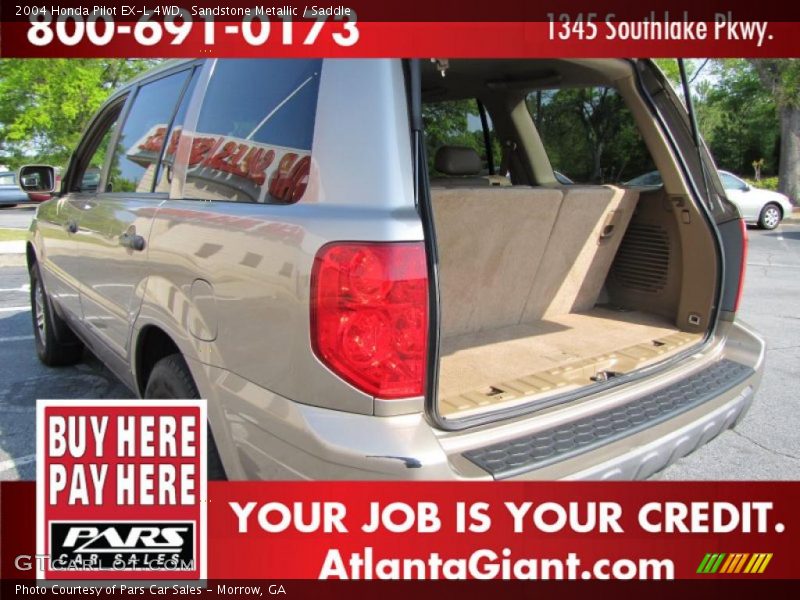 Sandstone Metallic / Saddle 2004 Honda Pilot EX-L 4WD
