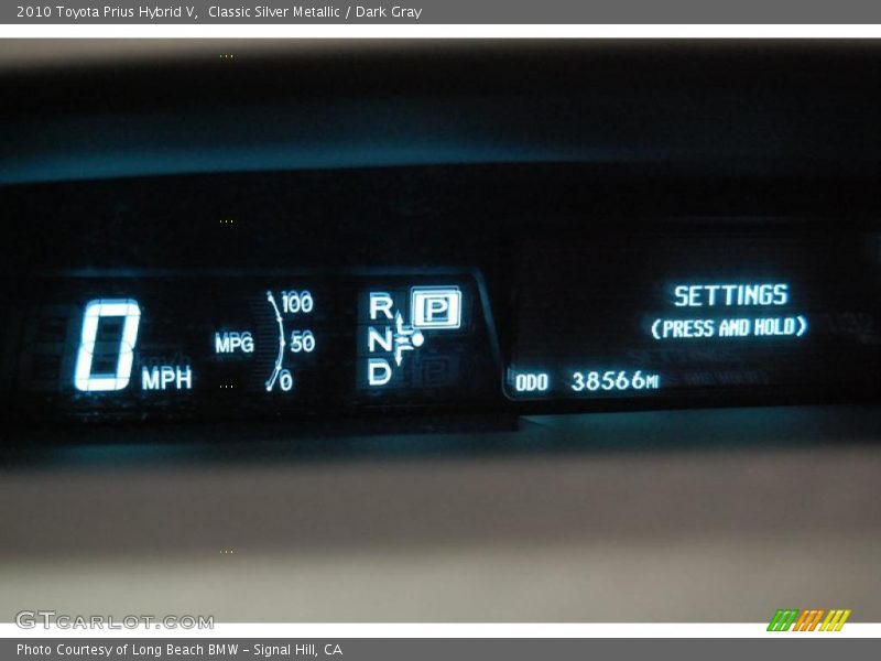 Classic Silver Metallic / Dark Gray 2010 Toyota Prius Hybrid V