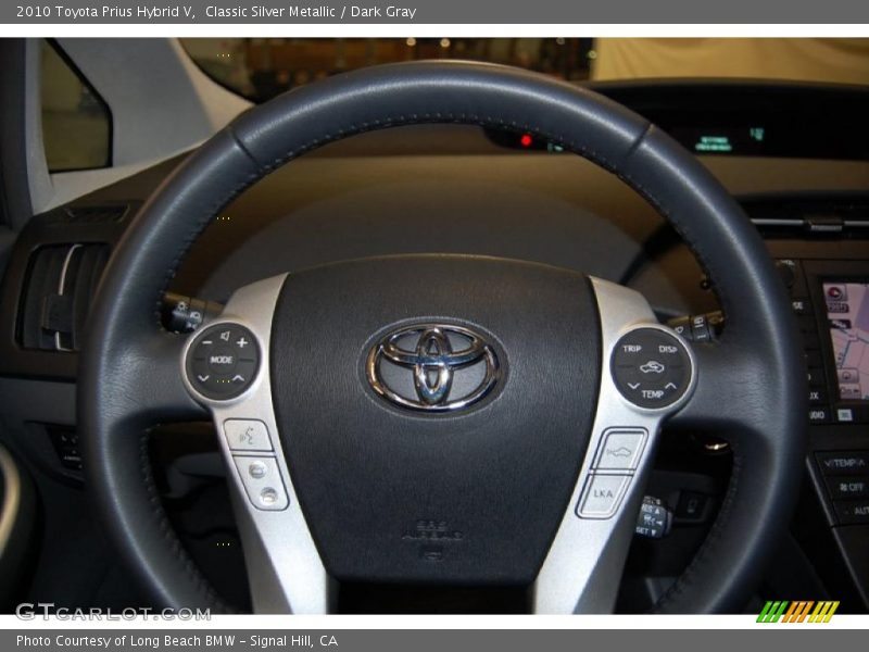 Classic Silver Metallic / Dark Gray 2010 Toyota Prius Hybrid V