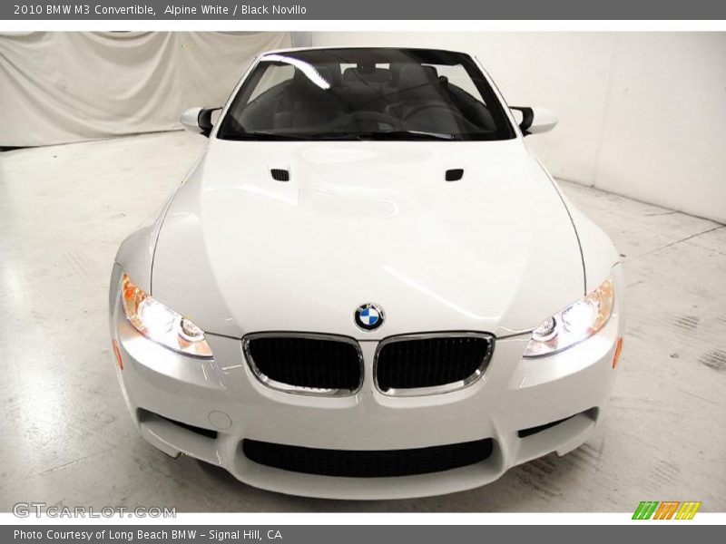 Alpine White / Black Novillo 2010 BMW M3 Convertible