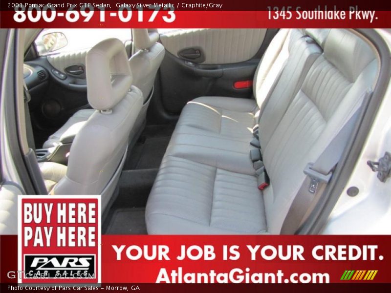 Galaxy Silver Metallic / Graphite/Gray 2001 Pontiac Grand Prix GTP Sedan