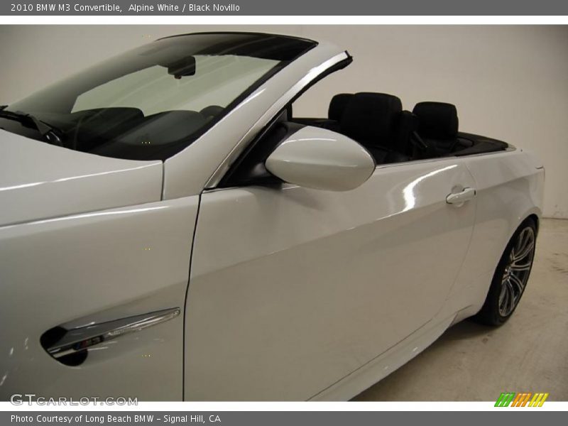 Alpine White / Black Novillo 2010 BMW M3 Convertible