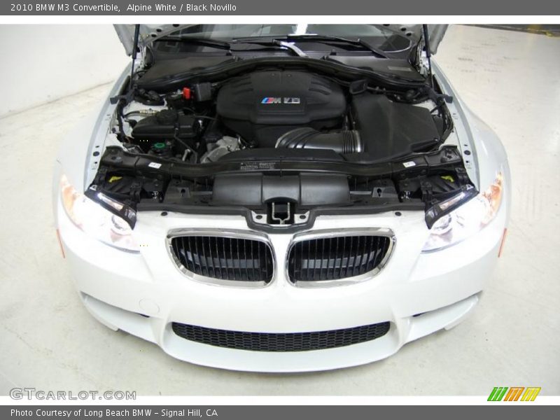 Alpine White / Black Novillo 2010 BMW M3 Convertible