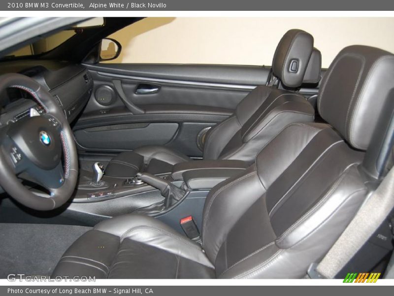  2010 M3 Convertible Black Novillo Interior