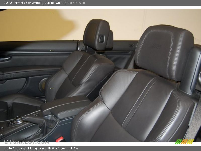  2010 M3 Convertible Black Novillo Interior