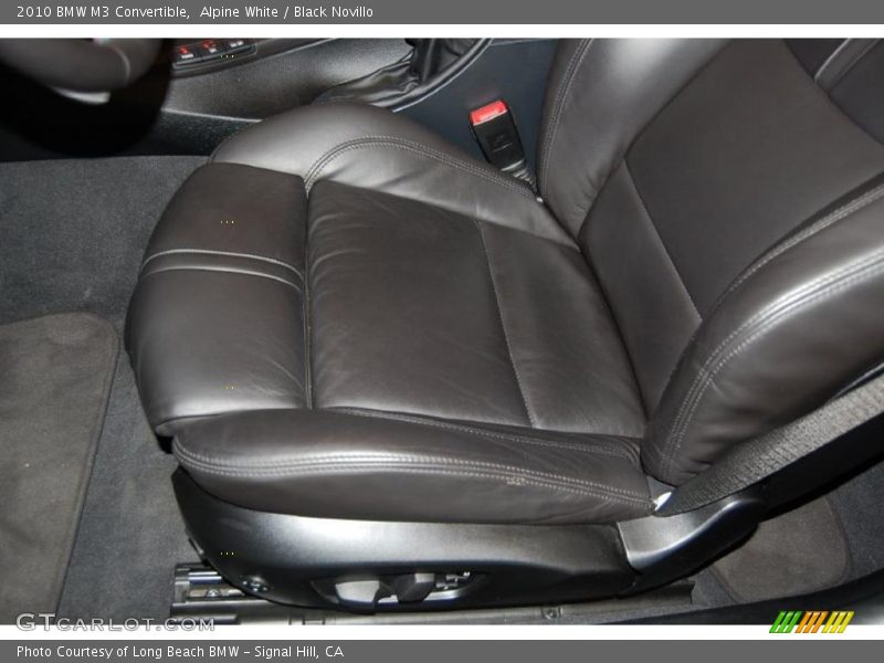 Alpine White / Black Novillo 2010 BMW M3 Convertible