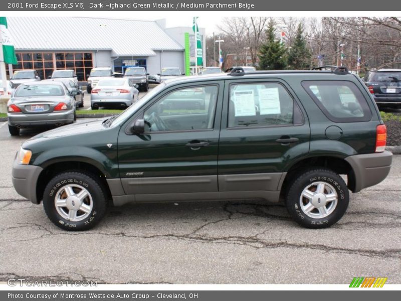  2001 Escape XLS V6 Dark Highland Green Metallic