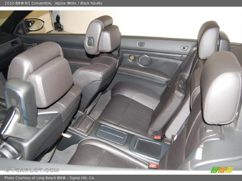  2010 M3 Convertible Black Novillo Interior