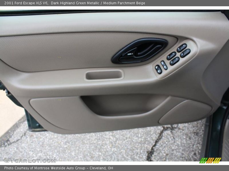 Dark Highland Green Metallic / Medium Parchment Beige 2001 Ford Escape XLS V6
