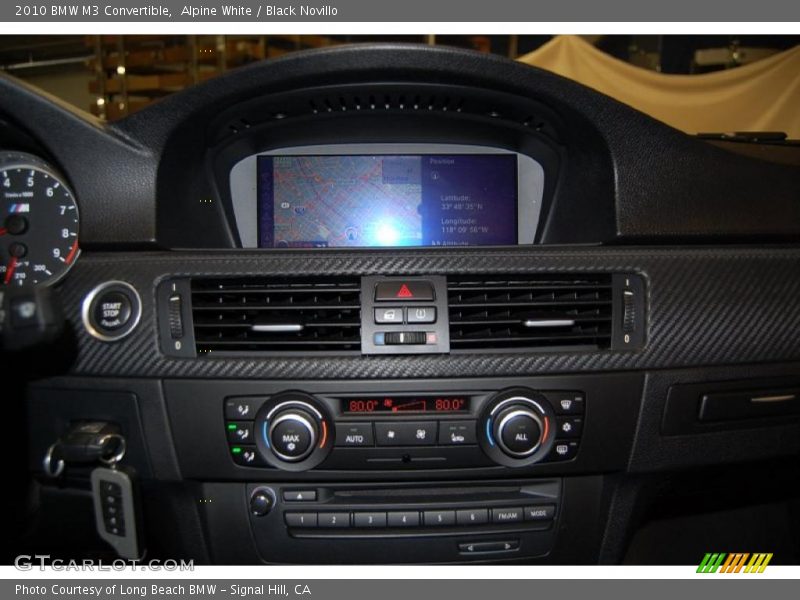 Controls of 2010 M3 Convertible