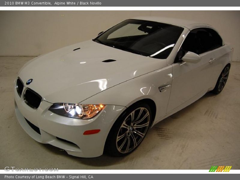 Alpine White / Black Novillo 2010 BMW M3 Convertible