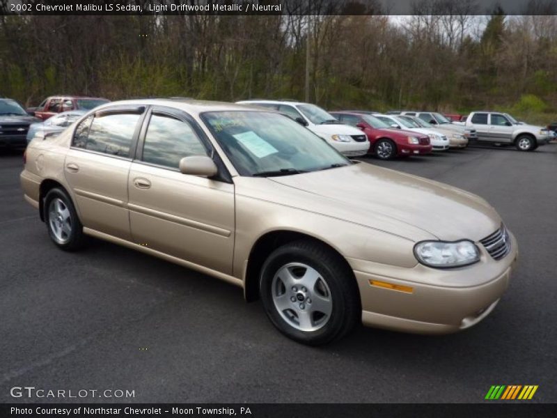 Light Driftwood Metallic / Neutral 2002 Chevrolet Malibu LS Sedan