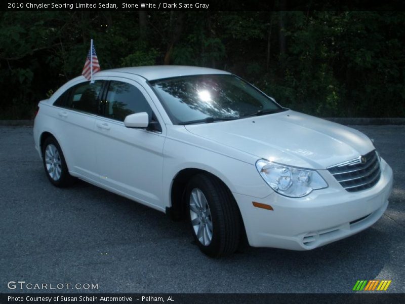 Stone White / Dark Slate Gray 2010 Chrysler Sebring Limited Sedan