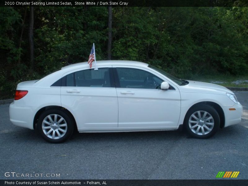 Stone White / Dark Slate Gray 2010 Chrysler Sebring Limited Sedan