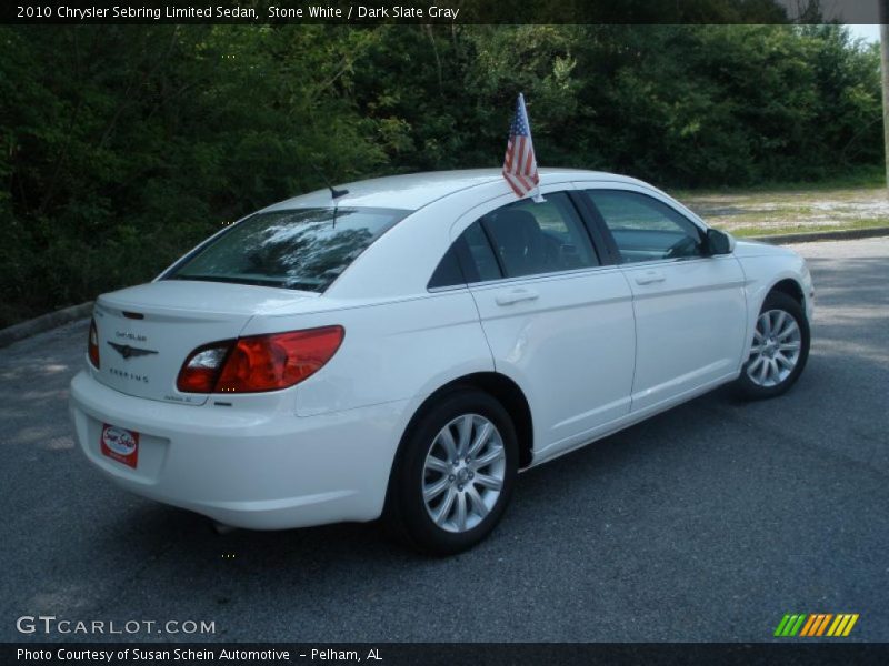 Stone White / Dark Slate Gray 2010 Chrysler Sebring Limited Sedan