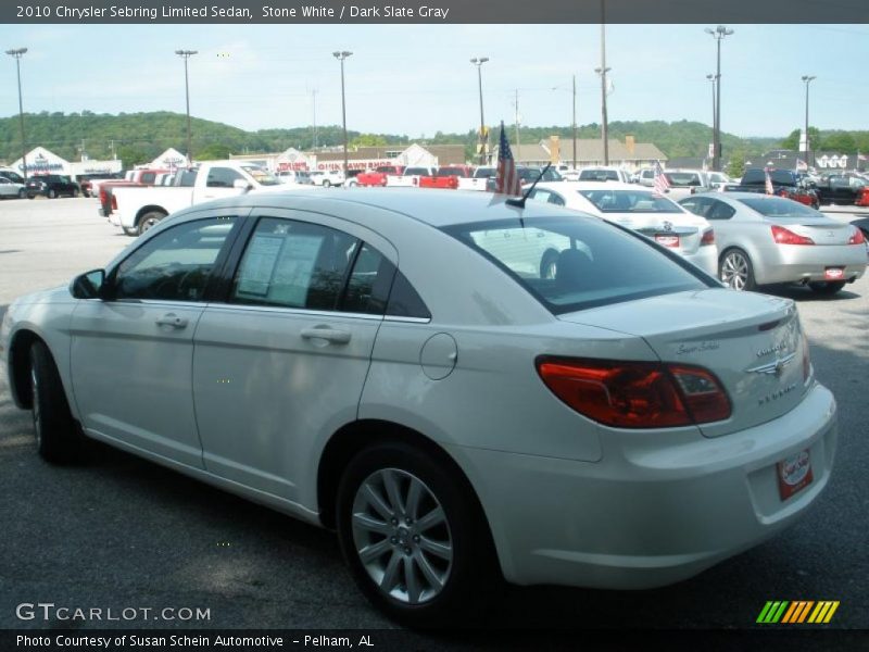 Stone White / Dark Slate Gray 2010 Chrysler Sebring Limited Sedan