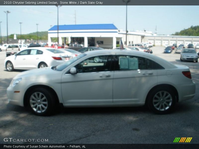 Stone White / Dark Slate Gray 2010 Chrysler Sebring Limited Sedan