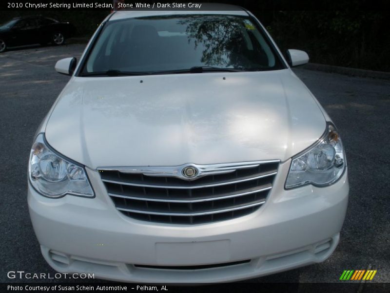 Stone White / Dark Slate Gray 2010 Chrysler Sebring Limited Sedan