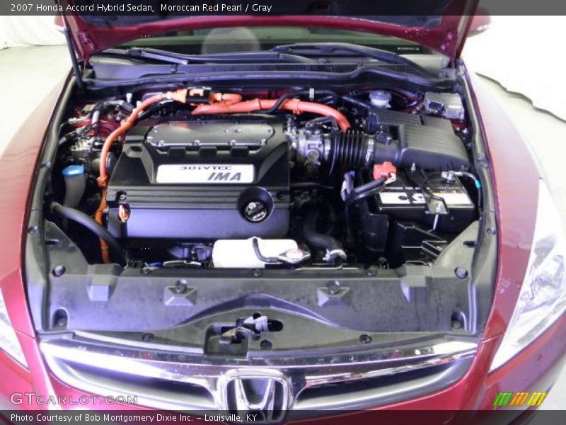  2007 Accord Hybrid Sedan Engine - 3.0 Liter SOHC 24-Valve i-VTEC V6 IMA Gasoline/Electric Hybrid