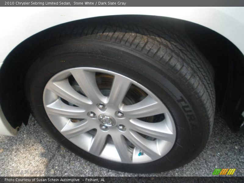 Stone White / Dark Slate Gray 2010 Chrysler Sebring Limited Sedan