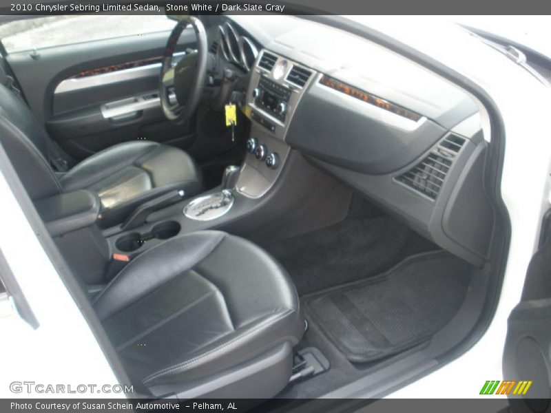 Stone White / Dark Slate Gray 2010 Chrysler Sebring Limited Sedan