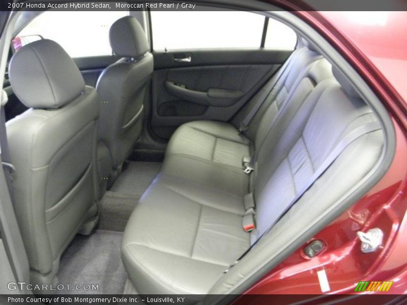  2007 Accord Hybrid Sedan Gray Interior