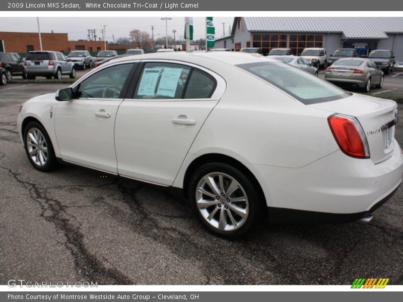 White Chocolate Tri-Coat / Light Camel 2009 Lincoln MKS Sedan