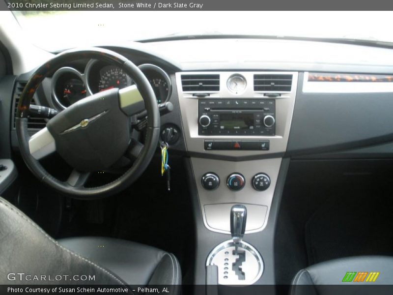 Stone White / Dark Slate Gray 2010 Chrysler Sebring Limited Sedan