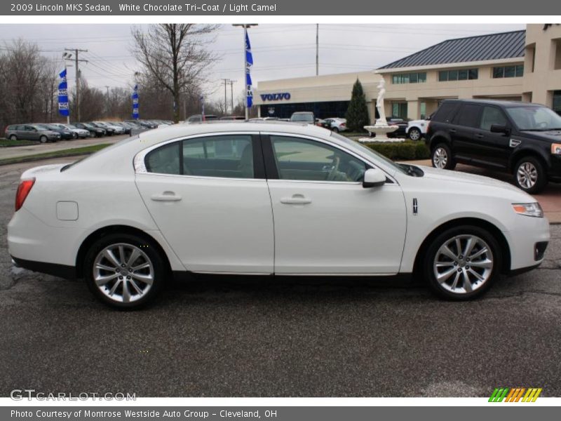 White Chocolate Tri-Coat / Light Camel 2009 Lincoln MKS Sedan