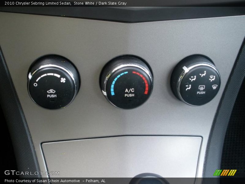 Stone White / Dark Slate Gray 2010 Chrysler Sebring Limited Sedan