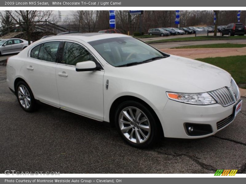 White Chocolate Tri-Coat / Light Camel 2009 Lincoln MKS Sedan