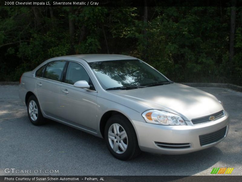 Silverstone Metallic / Gray 2008 Chevrolet Impala LS