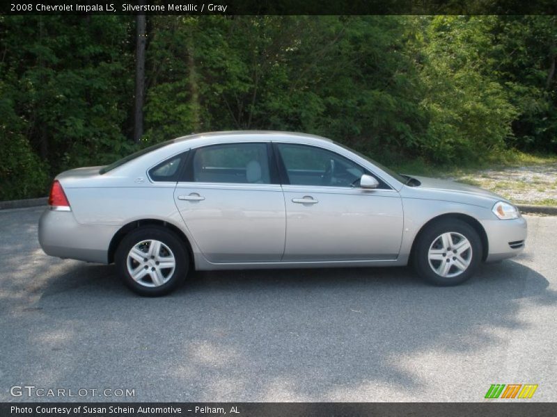 Silverstone Metallic / Gray 2008 Chevrolet Impala LS