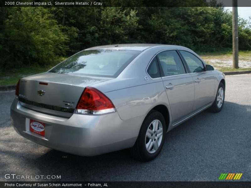 Silverstone Metallic / Gray 2008 Chevrolet Impala LS