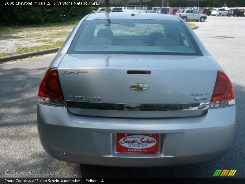 Silverstone Metallic / Gray 2008 Chevrolet Impala LS