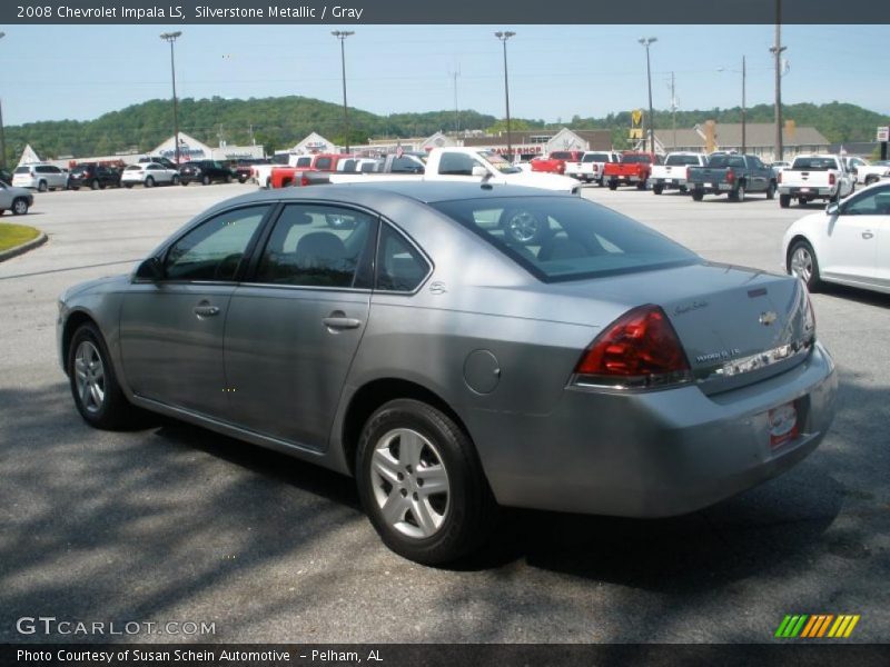 Silverstone Metallic / Gray 2008 Chevrolet Impala LS