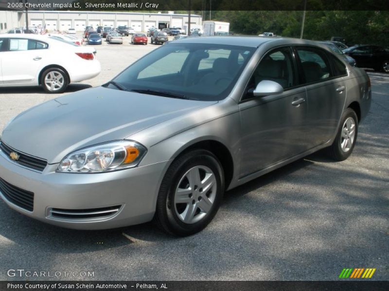 Silverstone Metallic / Gray 2008 Chevrolet Impala LS