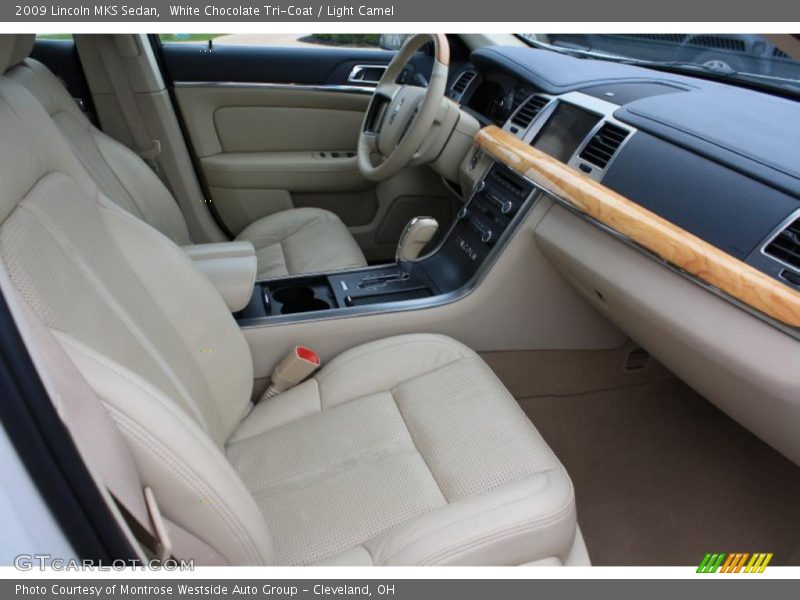 White Chocolate Tri-Coat / Light Camel 2009 Lincoln MKS Sedan