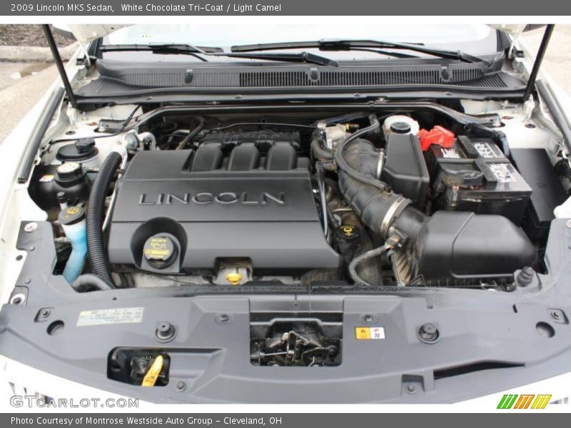 White Chocolate Tri-Coat / Light Camel 2009 Lincoln MKS Sedan