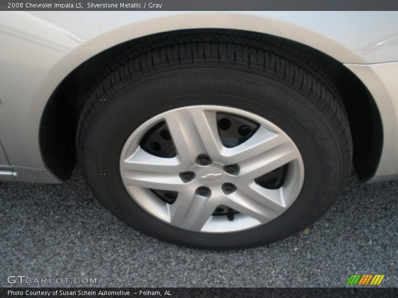 Silverstone Metallic / Gray 2008 Chevrolet Impala LS