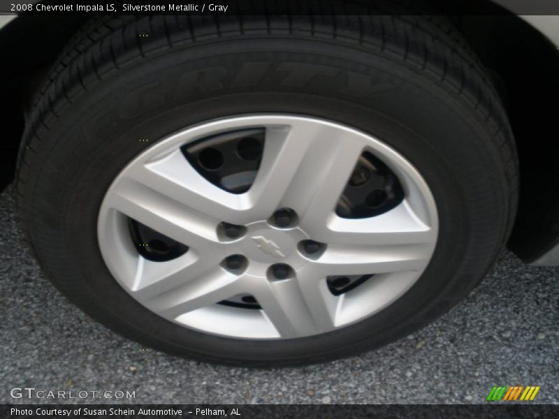 Silverstone Metallic / Gray 2008 Chevrolet Impala LS