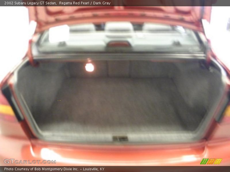 Regatta Red Pearl / Dark Gray 2002 Subaru Legacy GT Sedan