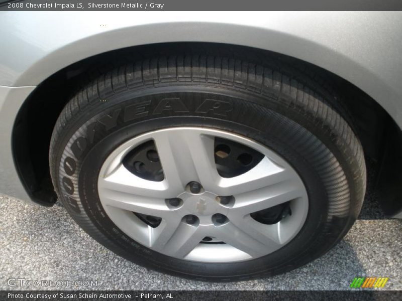 Silverstone Metallic / Gray 2008 Chevrolet Impala LS