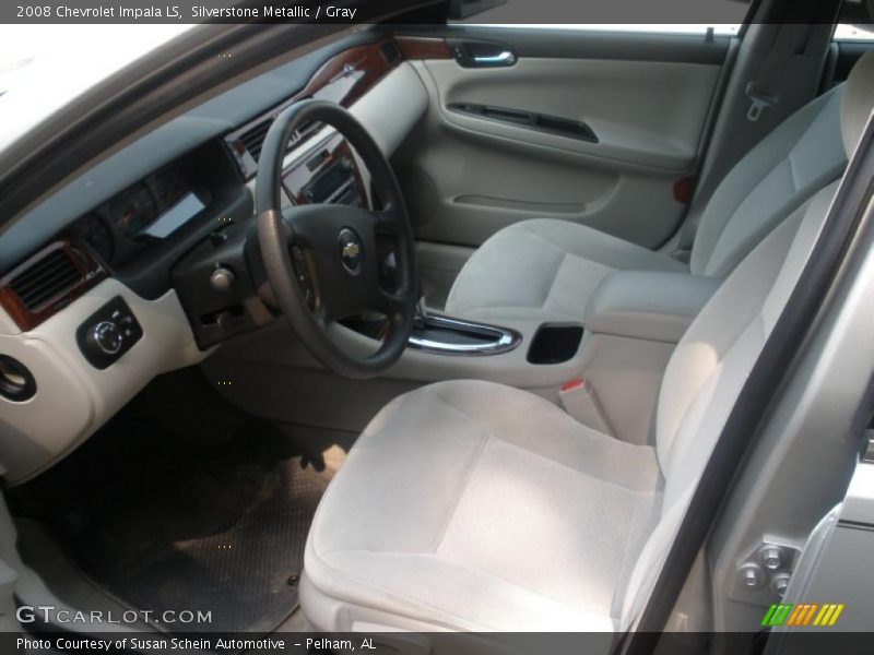 Silverstone Metallic / Gray 2008 Chevrolet Impala LS